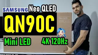 SAMSUNG QN90C Neo QLED Mini LED: UNBOXING AND FULL REVIEW / It has HDMI 2.1