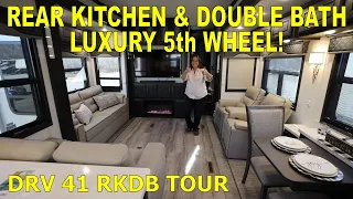 RV Tour: DRV 41 RKDB //  AMAZING Rear Kitchen! // Luxury 5th Wheel