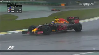 Max Verstappen Overtaking Compilation in the Wet Brazil 2016