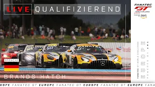 LIVE | Qualifizierend | Brands Hatch | Fanatec GT Europe 2024 (Deutsche)