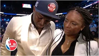 Zion Williamson gets emotional after New Orleans Pelicans select him No. 1 overall | 2019 NBA Draft