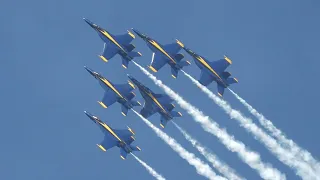 Blue Angels at Fleet Week in San Francisco. See up to 7 F-18 Jets. Friday. 2023. 4K 60fps