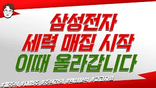 삼성전자 세력 매집 시작 이때 올라갑니다