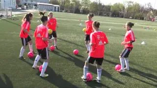 Techniktraining FC Bayern München U17 Frauen und Mädchen