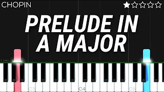 Chopin - Prelude in A Major, Op. 28 No. 7 | EASY Piano Tutorial