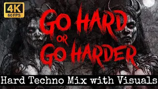Hard Techno Rave Mix | 160 bpm | 4K Visuals | March 2024