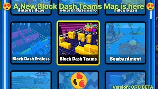 New Block Dash Teams Map is Here 😍 Beta 0.70 Stumble Guys #blockdashteams