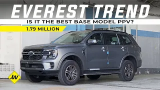 2023 Ford Everest Trend (Base model) -Better value than the Everest Limited and the Fortuner G?