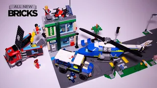 Lego City 60317 Police Chase at the Bank Speed Build