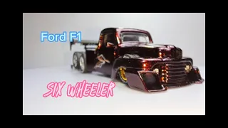 HOTHWEELS 1949 FORD F1 | 6 WHEELER CHASSIS FROM SCRATCH