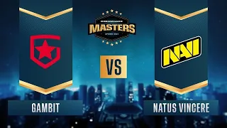 ПРЯМОЙ ЭФИР NAVI vs Gambit (3-0) BO5 | Grand Final DreamHack Masters Spring 2021