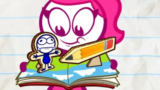 Nib And Tuck And More Pencilmation! | Animation | Cartoons | Pencilmation