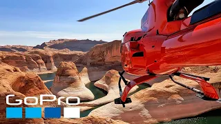 GoPro: Relaxing Helicopter Flight Over Lake Powell | 5K Coffee Break