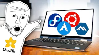 4 ЛИНУКСА В ОДНОМ - Vanilla OS. Он убьет Fedora! Обзор дистрибутива.