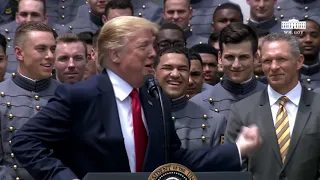 President Presents the Commander-in-Chief's Trophy to U.S. Military Academy Football  (2019) 🇺🇸