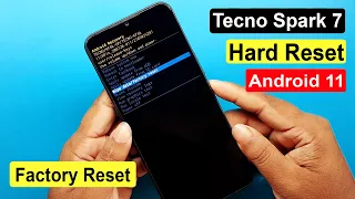 TECNO SPARK 7 HARD RESET | TECNO SPARK 7 (KF6K) FACTORY RESET/PATTERN UNLOCK WITHOUT PC |