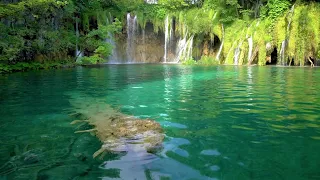 Plitvice Waterfall: Nature Sounds, Meditation, Peaceful Music