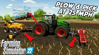 How To Fast Farm Plow And Rock Pick At The Same Time | Farming Simulator 22