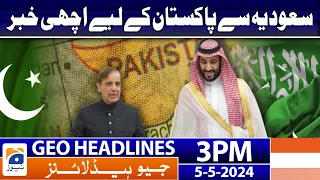 Geo Headlines 3 PM | FM Ishaq Dar discusses bilateral trade with Turkish, Azeri counterparts | 5 May