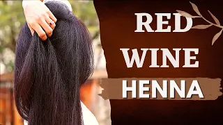 Red Wine Henna | A Beautiful Henna Color To Try | What Henna Does To Natural Dark Brown Hair?