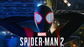 Into the Spider-Verse final swing scene recreated in Marvel's Spider-Man 2