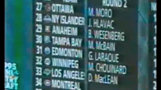 1995 NHL Awards Show and 1995 NHL Entry Draft Part 2