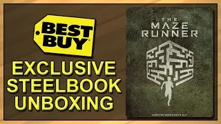 The Maze Runner Best Buy Exclusive Blu-ray SteelBook Unboxing