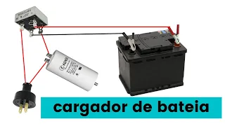 CÓMO HACER UN CARGADOR DE BATERÍA DE AUTO Y MOTO🚛🛵