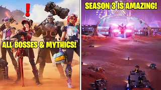 Everything NEW in Fortnite Season 3! (Battle Pass, BOSSES, Gameplay!)