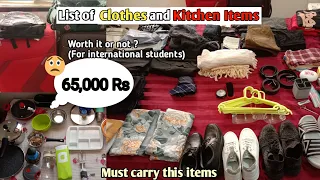 Canada packing list for students | What to pack for Canada | Items to carry for Canada from india |