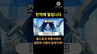 [만약에 병맛] 골드로져에게 질문을 안했다면? (one piece)