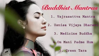 Buddhist Mantras Chanting ALBUM - NO ADS in video 佛经 - 読経- Tinna Tình