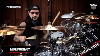 Mike Portnoy Performs 'Indifferent' #Cymbal Vote
