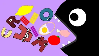 Algodoo | Cooking Alphabete Lore And Food For Stickman | 調理