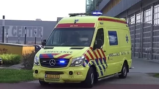 [Luchthoorn] A1 Ambulance 05-114 naar een melding in Enschede