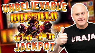 I BROKE My RECORD | My Biggest HANDPAY JACKPOT Ever on High Limit Buffalo Deluxe - 111 Free Games!