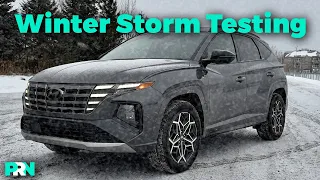 Winter Storm Testing - 2024 Hyundai Tucson N Line Hybrid AWD