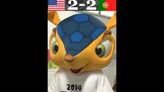 USA🇺🇲(2)-(2)🇵🇹 Portugal Fifa world cup-2014 highlights football match