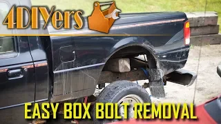 How to Remove Rusted or Seized Truck Bed Bolts