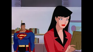 Superman: The Animated Series - Superman & Lois Discuss Clark Kent's Death