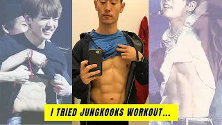 I Tried the BTS JungKook Workout // Full Body Routine Review