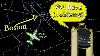Pilot has Difficulties to follow ATC instructions at Boston