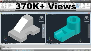 AutoCAD 3D Basics Training Exercises - 1 of 3