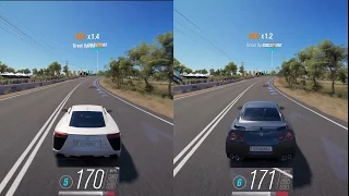 Forza Horizon 3 - 2010 Lexus LFA vs 2012 Nissan GT-R [S1 Class] Lap Time Comparison