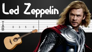Immigrant Song - Led Zeppelin Guitar Tutorial, Guitar Tabs, Guitar Lesson