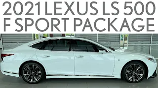 2021 Lexus LS 500 F SPORT Package (LUB1003A) - Full Review and Walk Around