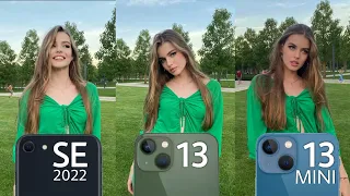 iPhone SE 3 2022 vs iPhone 13 vs iPhone 13 Mini Camera Test