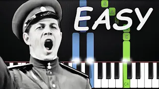 Song of the Volga Boatmen | EASY Piano Tutorial + SHEET MUSIC by Asllen