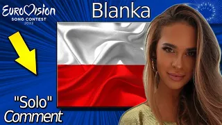 Blanka - “Solo” - Poland 🇵🇱 | Eurovision Song Contest 2023 | Reaction [EN/PL]