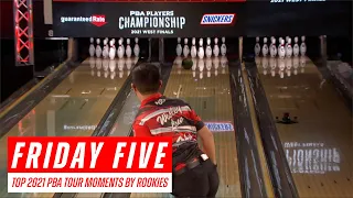 Friday Five - Top 2021 PBA Tour Moments by Rookies